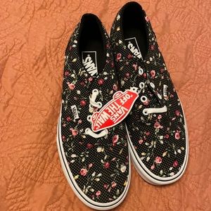 Floral Vans size 11